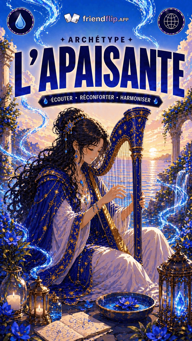 Carte archetype FriendFlip L'Apaisante