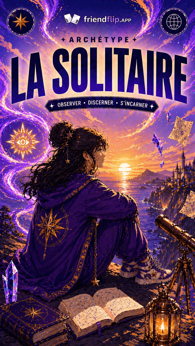 Carte archetype FriendFlip La Solitaire